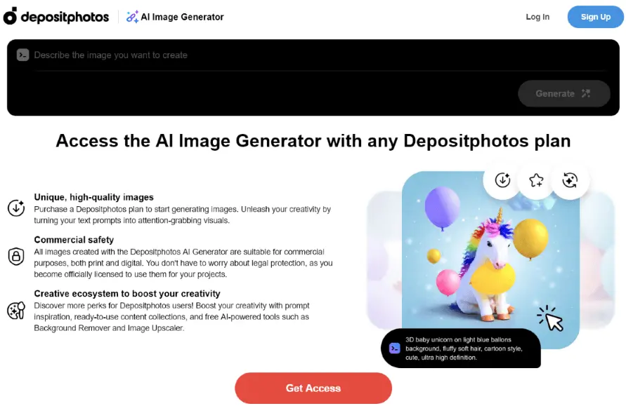 Depositphotos AI Image Generator